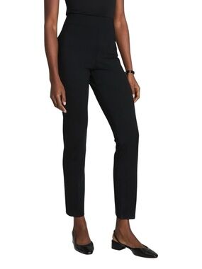 SPANX Ponte Slim Straight Pants Black Women’s XL Supersmooth PerfectFit